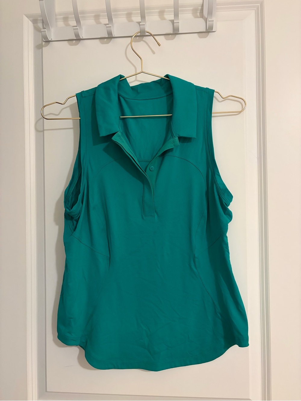 Lululemon Sleeveless Polo Tank Top - Teal